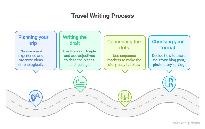Writing guide travelling